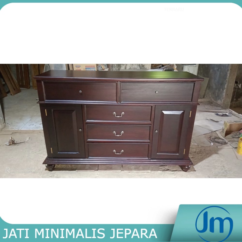 bufet tv minimalis / lemari tv / bufet jati / lemari jati furniture jepara
