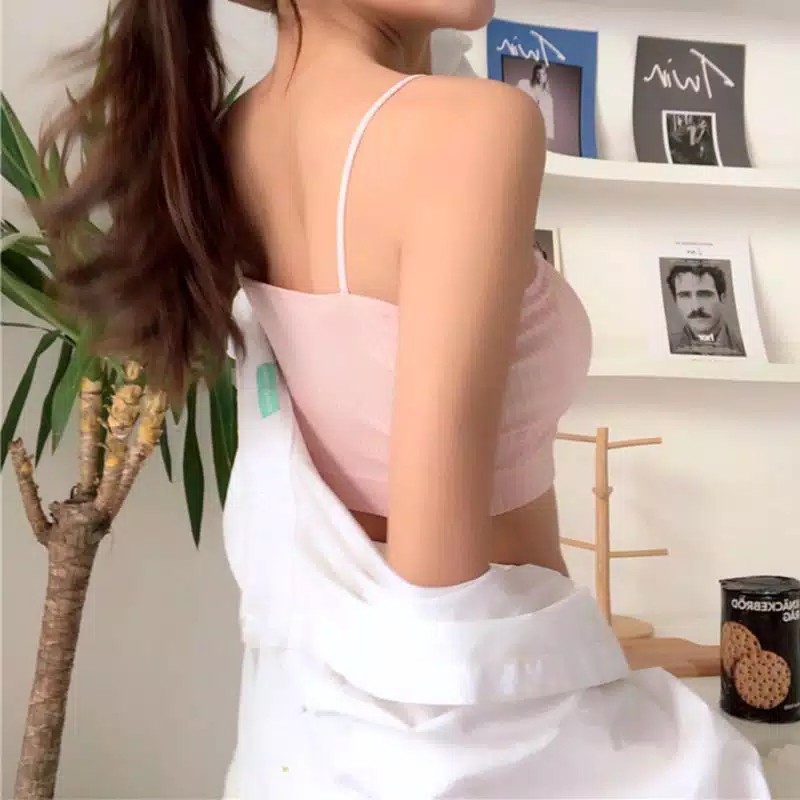 CENGLI【COD】Bra Fashion Wanita Tanpa Kawat Bahan Halus Bra Simple Import Bra Nurah Batam | BH05-2