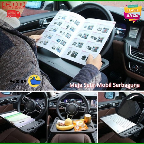 Meja Stir Serbaguna Meja Makan Nampan Portable Steering Wheel Tray - Meja Makan Gantung serbaguna