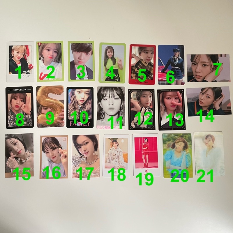 TWICE JEONGYEON PHOTOCARD YES OR YES FEEL SPECIAL LENTICULAR WHAT IS LOVE JAPAN TWAII