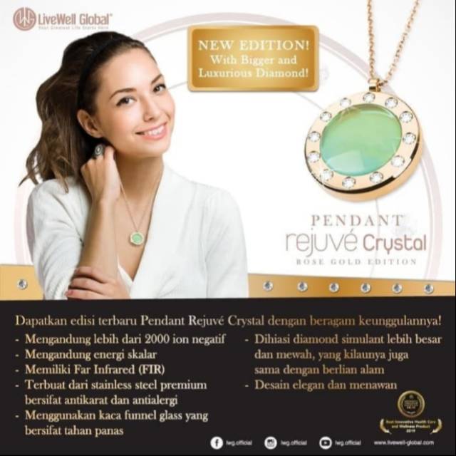 LWG Pendant Rejuve Crystal