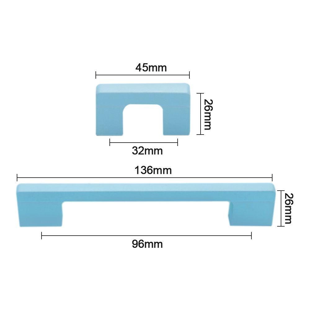 Suyo Furniture Handle Zinc Alloy Dekorasi Rumah Perangkat Keras Pintu Warna-Warni Untuk Kabinet Kamar Anak