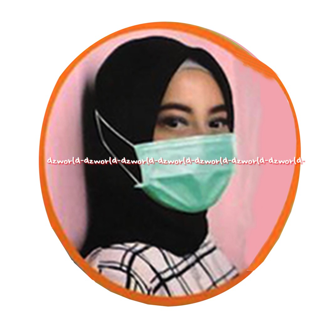 Boson 3ply Daily Face Mask Hijab Masker Tali Jilbab Untuk Harian 40pcs