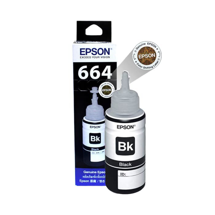 Tinta Epson Original 6641 Black - For L110, L120,L210