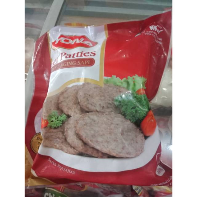 

Yonna beef patties 500g