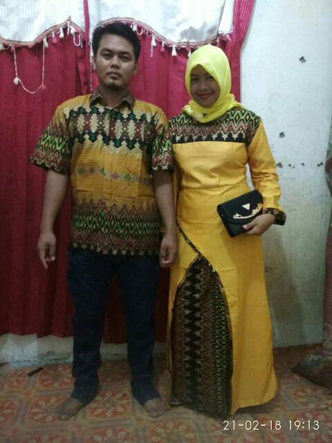 Batik Couple Kebaya Ayunda Zavira Longblus Modern Tanah Abang Setelan Wanita Seragaman Murah Pesta