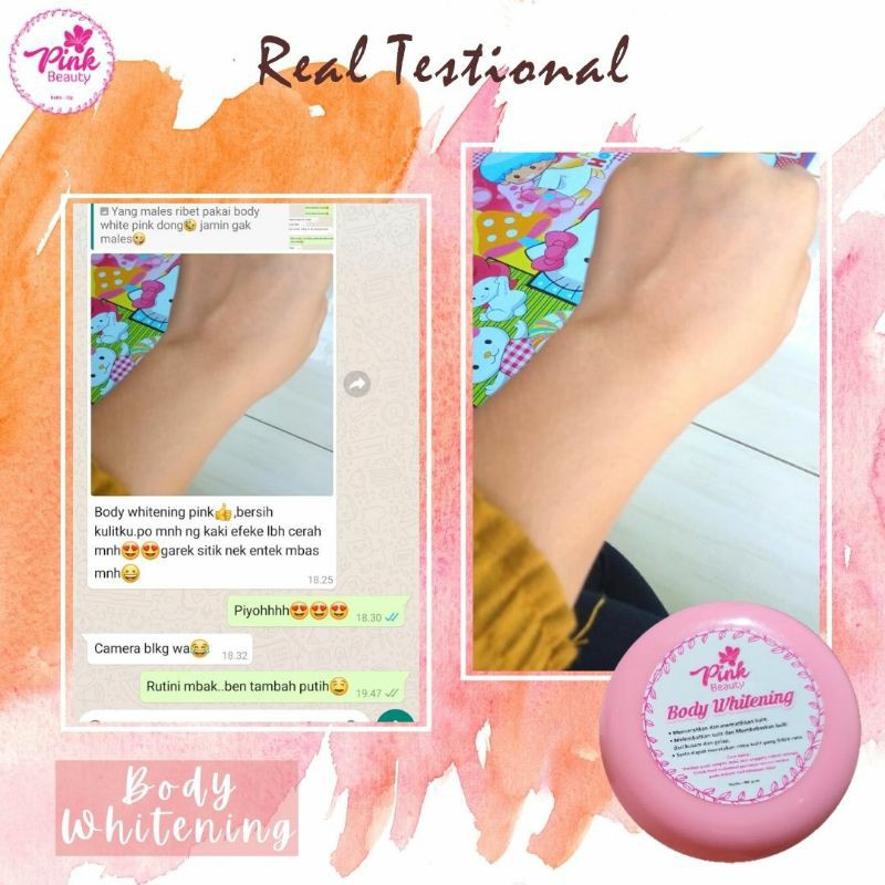 Body whitening pink beauty