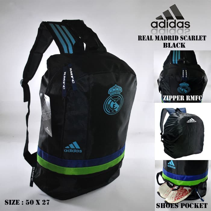 TAS PRIA TAS RANSEL REAL MADRID TAS MADRID TAS BOLA TAS ANAK SEKOLAH Diskon