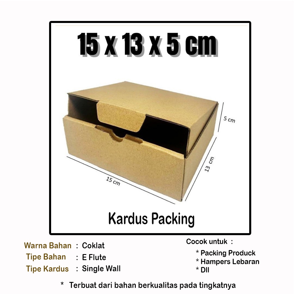

Kardus Paket 15x13x5 cm | Box Packing | Box Hampers | Dus Lebaran | Box Kado