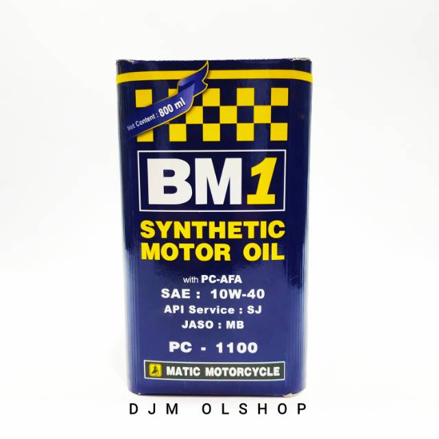 OIL BM1 MATIK PC-1100 800ML JASO MB API SJ SEA 10W-40