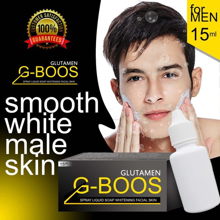 Glutamen G-BOOS Sabun Cair Pemutih Wajah