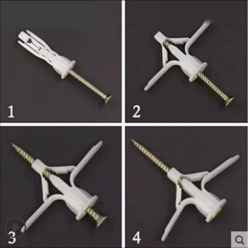 Klem paku fisher untuk gypsum/calciboard