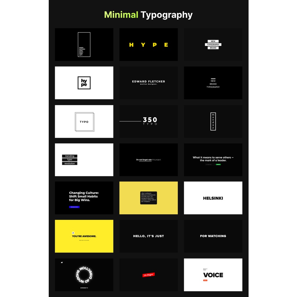 AtomX - Just Typography Pack - After Effect (Extension)