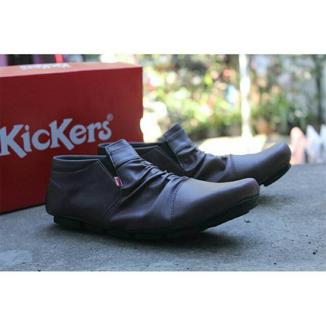 Sepatu Kickers Casual Formal Santai Kantor Kuliah Kerja Dinas Pantofel Vantopel PDH PDL Dishub Polri