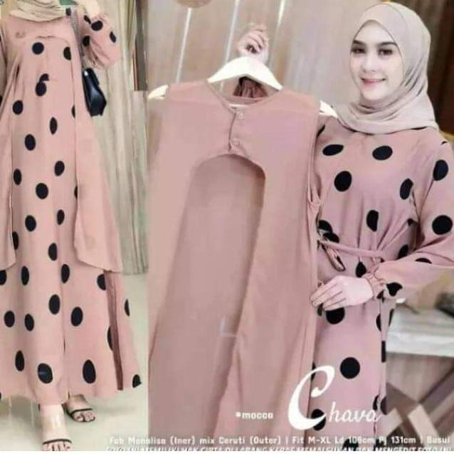 ↱ GAMIS SUPER JUMBO PLUS OUTER CERUTY PISAH// Gamis MONALISA Jumbo XXXL LD 130[ BB 95-120 KG] //OUTE