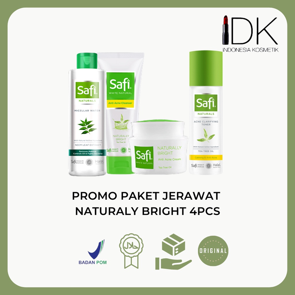 Safi Promo Paket Naturals Anti Acne/Paket Jerawat.
