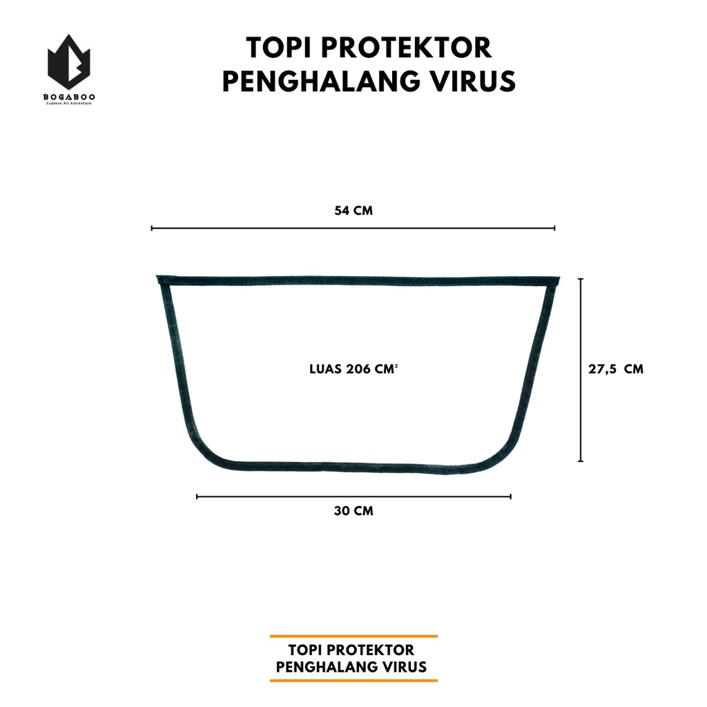 COD Topi Protektor Pelindung Debu  Penghalang Virus - Face Shield - Visor Penangkal Dari Virus