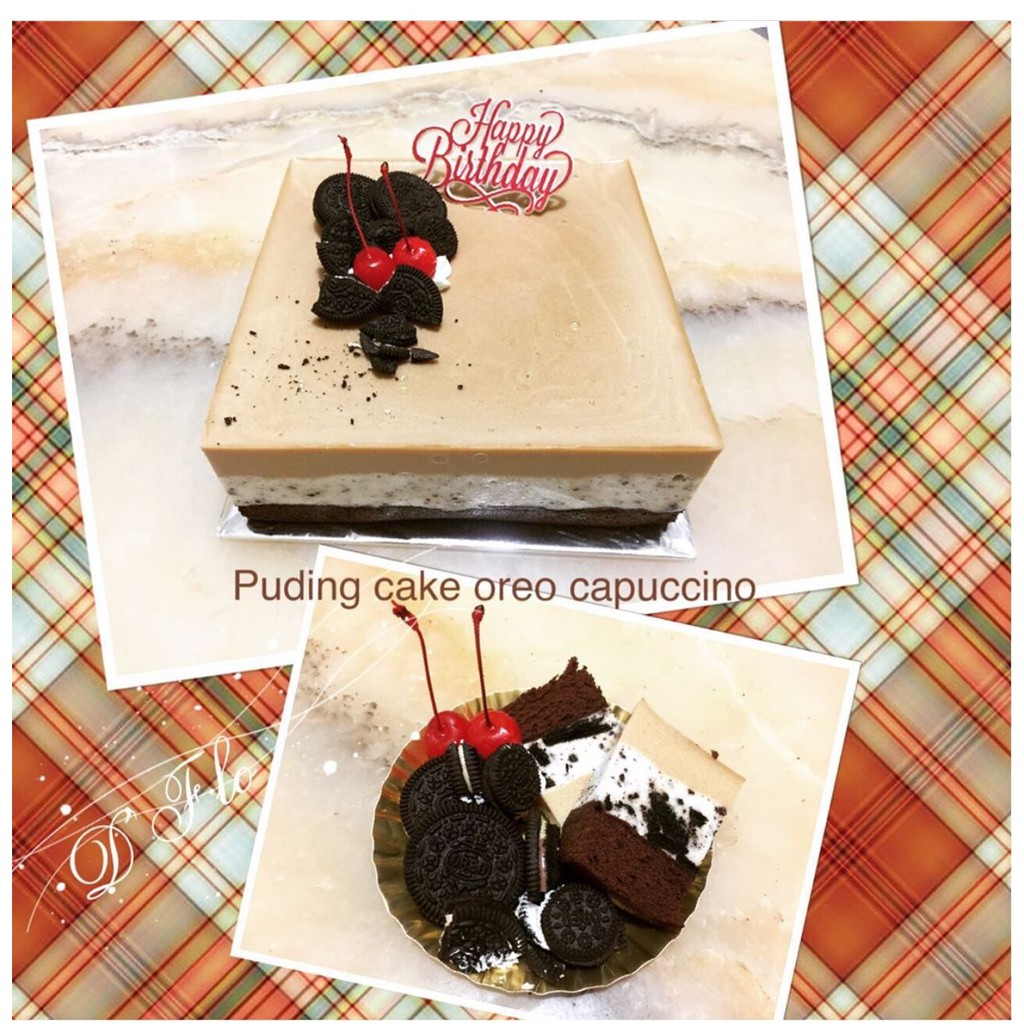 

Pudingcake oreo capuccino uk 20x20 #pudingtart #puding ultah #puding enak #hampers puding