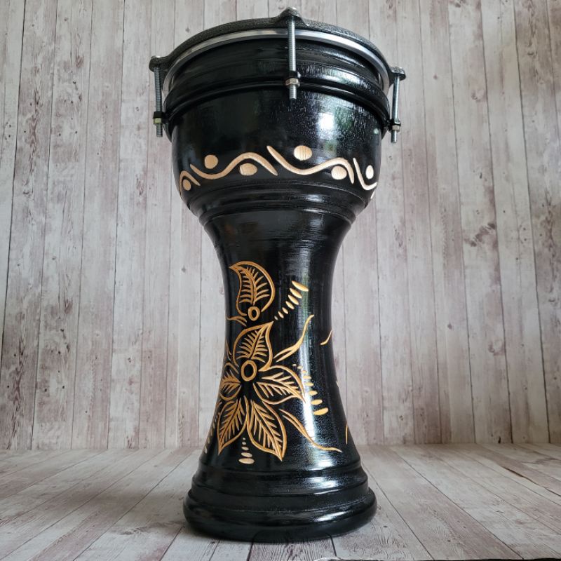 Calti Darbuka Dumbuk Pinggang 8 Inch untuk Marawis Qasidah Hadroh Sholawat Bergaransi