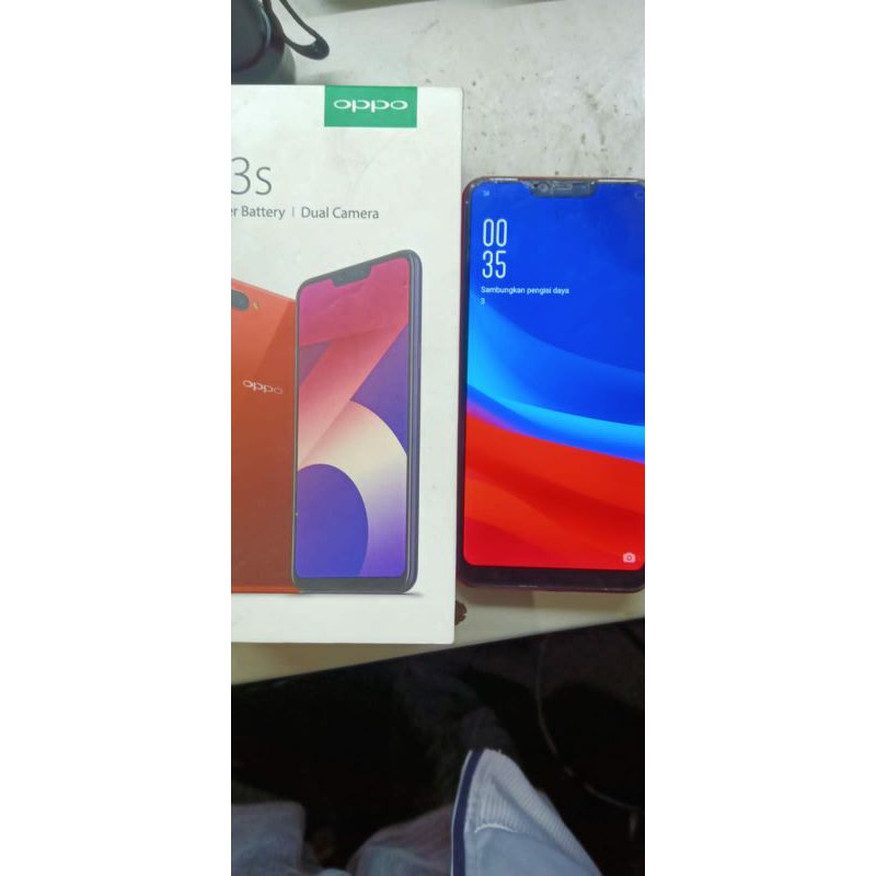 oppo a3s second minus