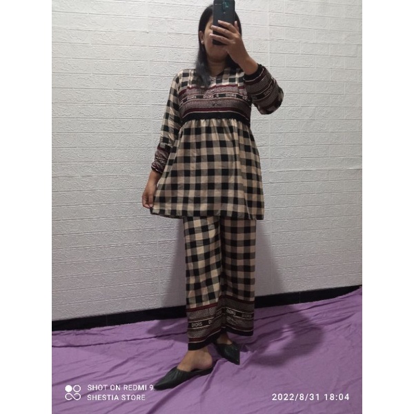 setelan rayon anak dan dewasa