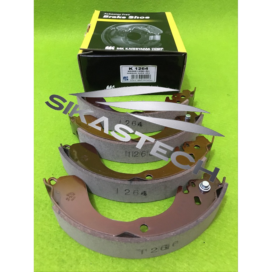 SET REAR BRAKE SHOE KIT / KAMPAS REM TROMOL SEPATU RODA BELAKANG LENGKAP KANAN DAN KIRI NISSAN GRAND