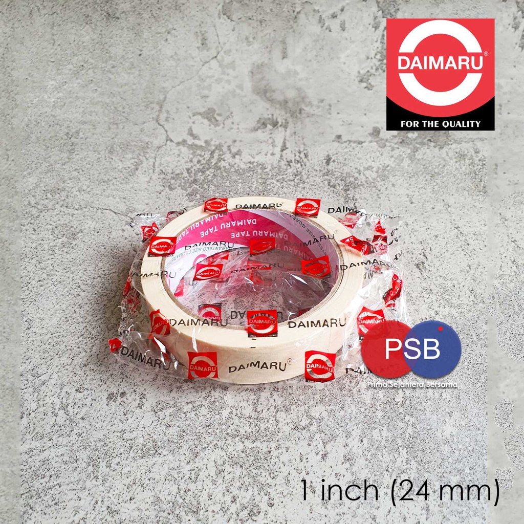 

Lakban kertas Daimaru 1 inch (24mm)