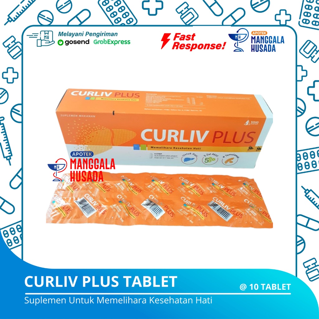 CURLIV PLUS PER STRIP @ 10 TABLET