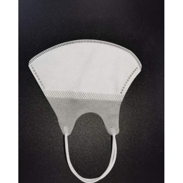 P2 Masker Duckbill | Face Mask Earloop Putih Hitam 3ply 3 Filter