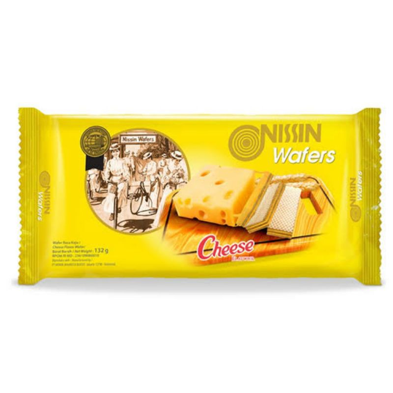 

NISSIN WAFER KEJU CHEESE 132 GR / WAFER KEJU / CHEESE