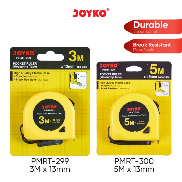 

PROMO METERAN POCKET RULER MEASURING TAPE JOYKO