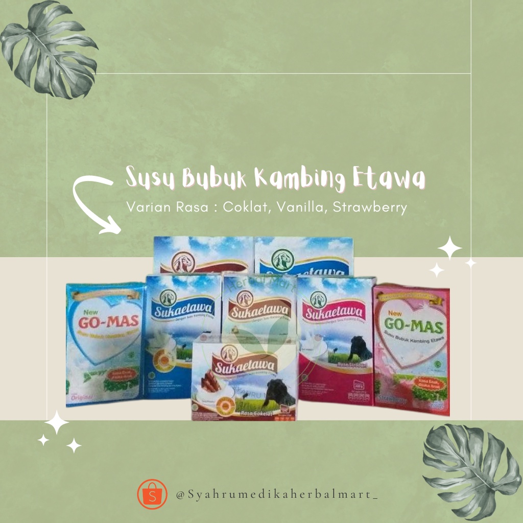 

Susu Bubuk Kambing Etawa Go-Mas/ Suka Etawa