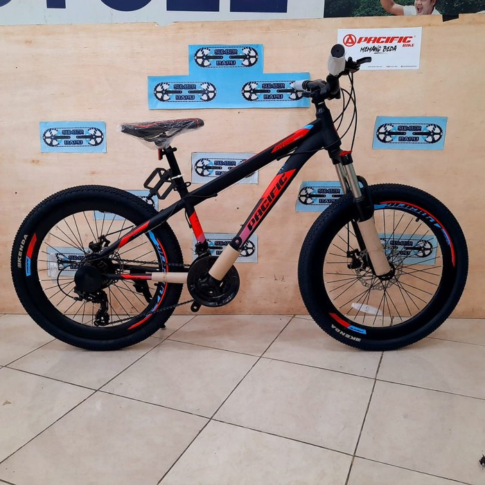 Promo SEPEDA GUNUNG MTB 24" PACIFIC INVERT 100VT New Berkualitas
