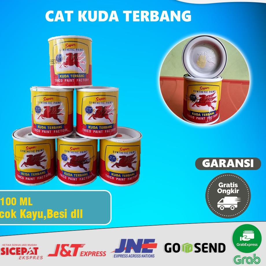 

0L Cat Minyak Kuda Terbang Terbang Kecil 100 ml Kayu Besi Plastik Anti Karat 0L Terbatas'