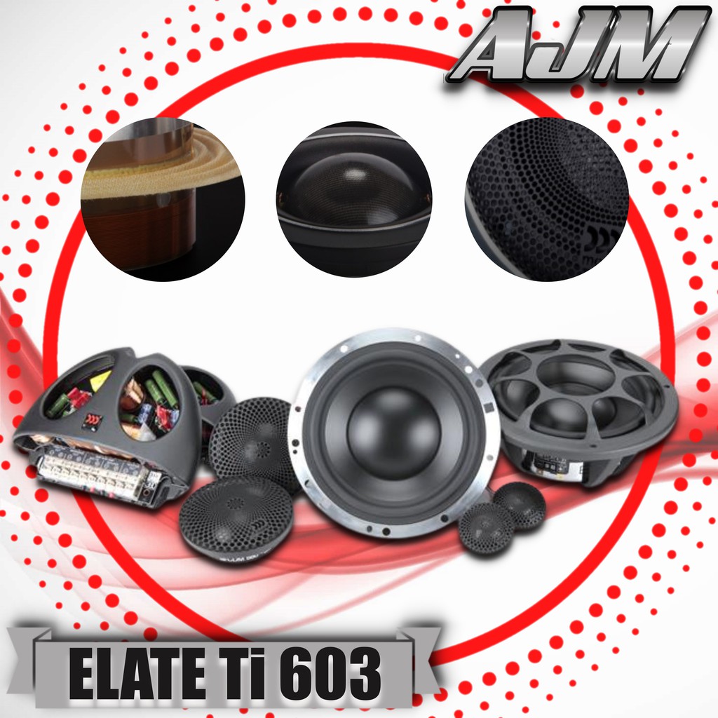 Speaker 3Way MOREL ELATE TITANIUM 603 not CRESCENDO not GROUND ZERO