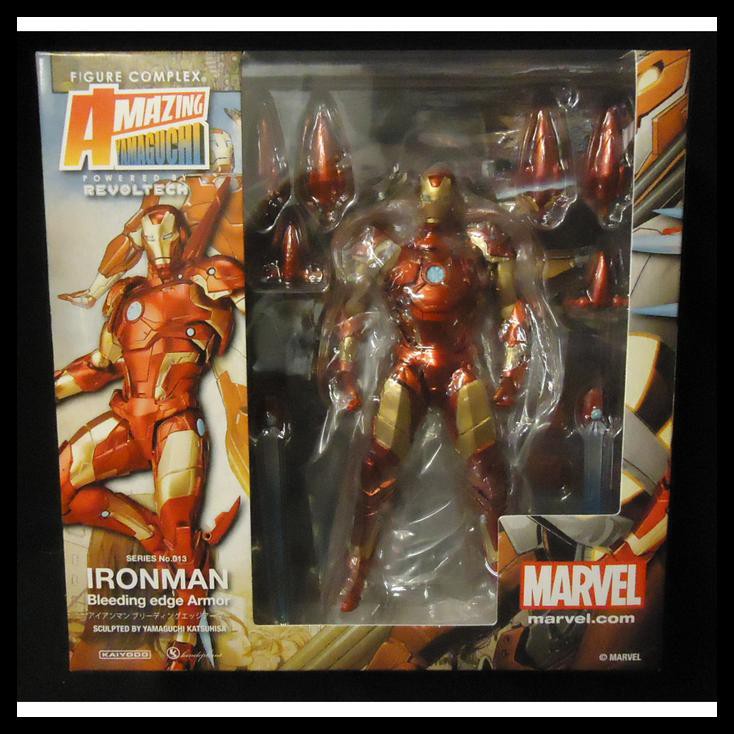 STOK BARU REVOLTECH AMAZING YAMAGUCHI IRON MAN IRONMAN BLEEDING EDGE ARMOR MAINAN ANAK TERLARIS DAN