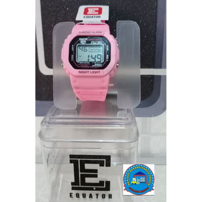 equator digital rubber jam tangan pria wanita