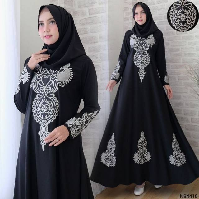 ABAYA CANTIK AZELA SYARI FIT TO L ABAYA SYARI DRESS MUSLIM ORI TERBARU GAMIS ORIGINAL REALPICT