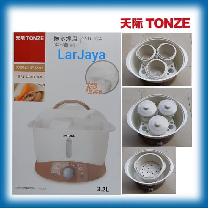 STEW POT COOKER / SLOW COOKER TONZE GSD-32A 3,2 Liter