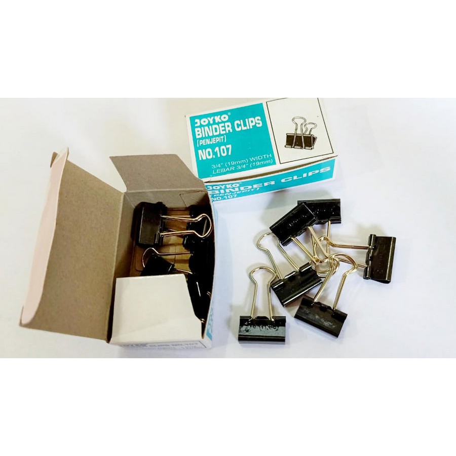 

Joyko Binder Clip 107 ( 24 Pcs / 2 Box Kecil )
