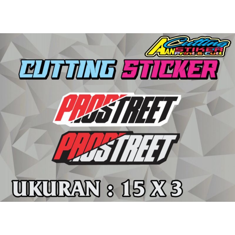

stiker prostret , stiker cutting , stiker murah