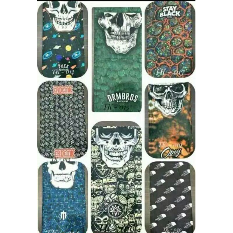 masker buff tengkorak