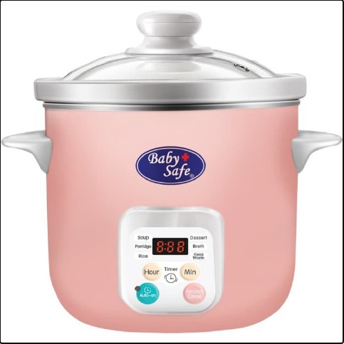 Baby Safe Slow Cooker Auto Menu Memasak Aneka Makanan Bayi LB06D