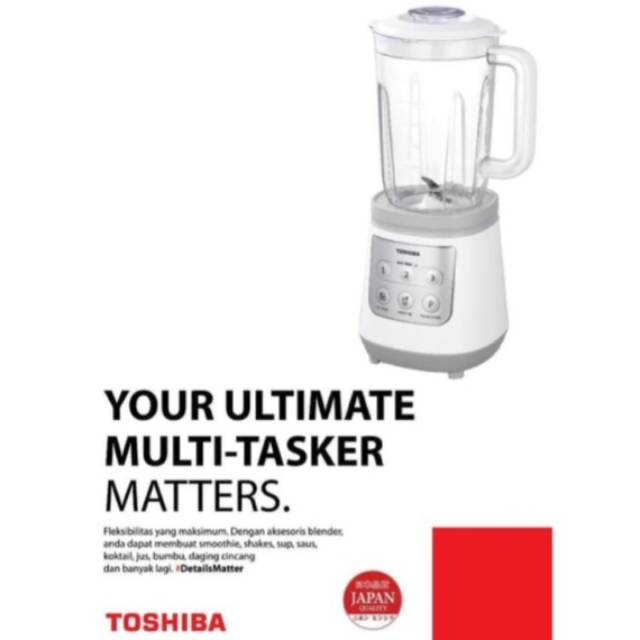 Blender Toshiba BL-20PR2

Blender Toshiba BL-20PR2 Garansi Resmi 3 Tahun