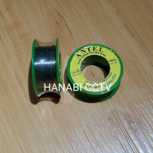 Timah Solder Hanaya Antel 0.8mm 10m