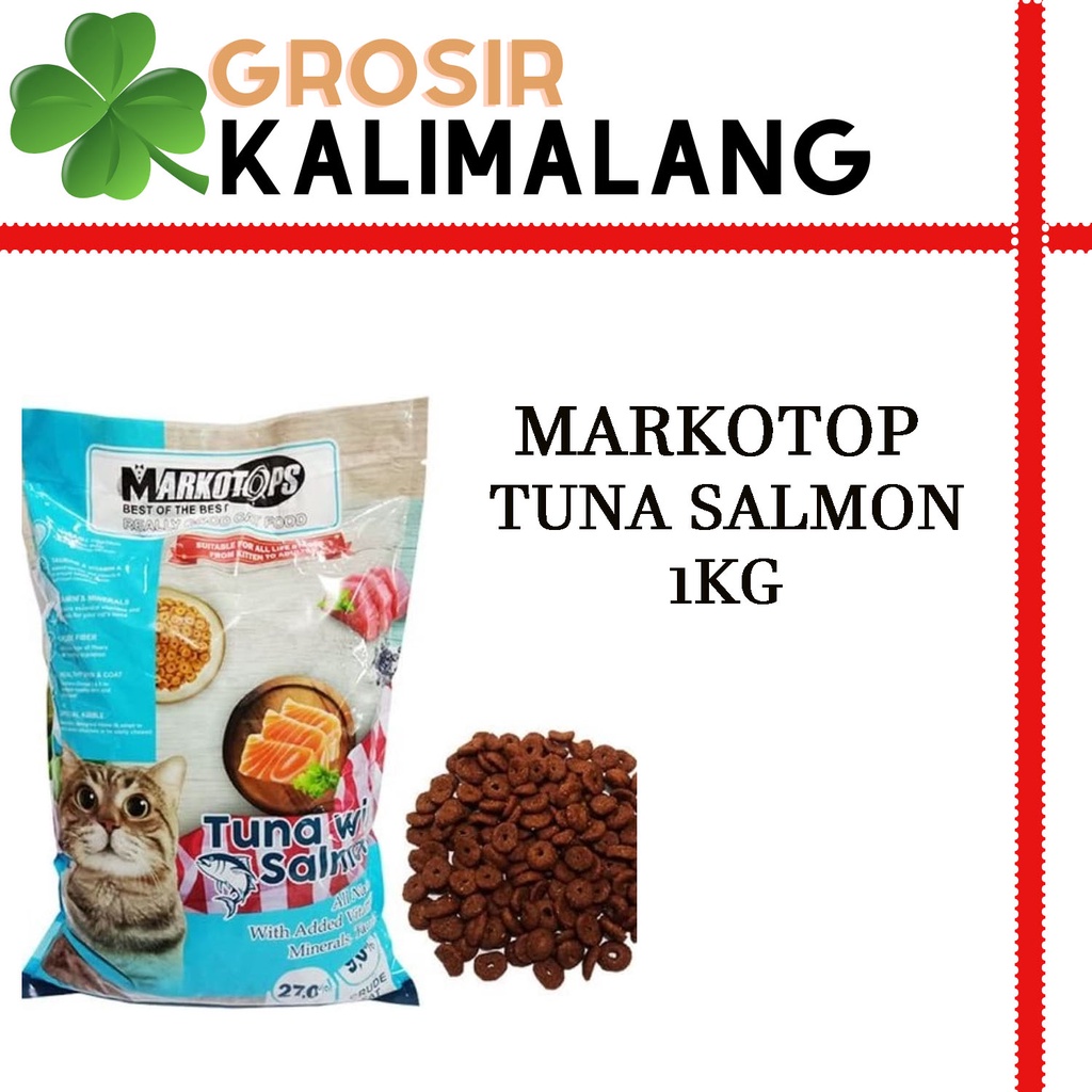 Markotops Tuna &amp; Salmon 1kg (Grab/Gosend)