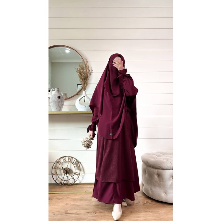 NATASHA SET SYAR&quot;I by AZDA klambieakhwat | Bahan Cringkle airflow Premium