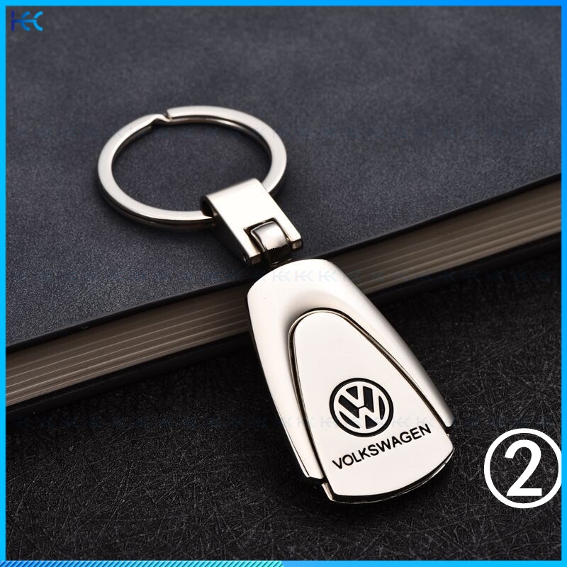 Set Gantungan Kunci Bahan Alloy Dengan Logo Untuk Volkswagen