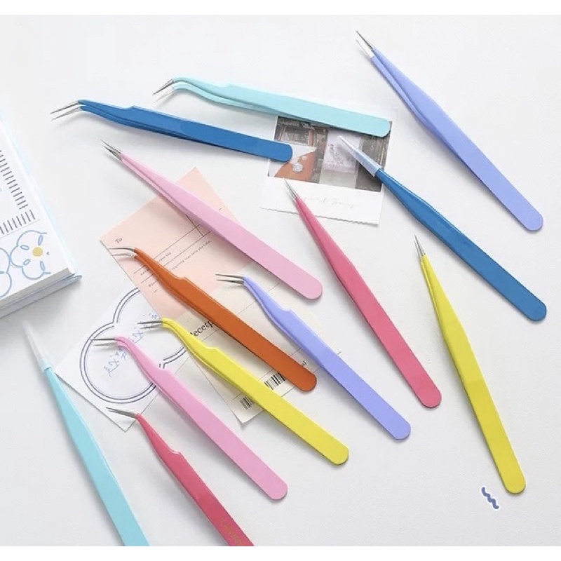 

Tweezer MACARON Color Jepitan Jepit Sticker Scrapbook Tools Penjepit Stiker - 06