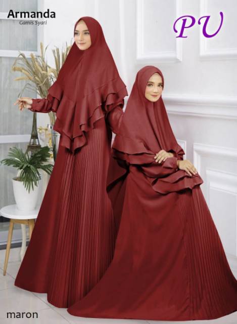 Gamis Pesta Syari Armanda Gamis Syari Muslimah